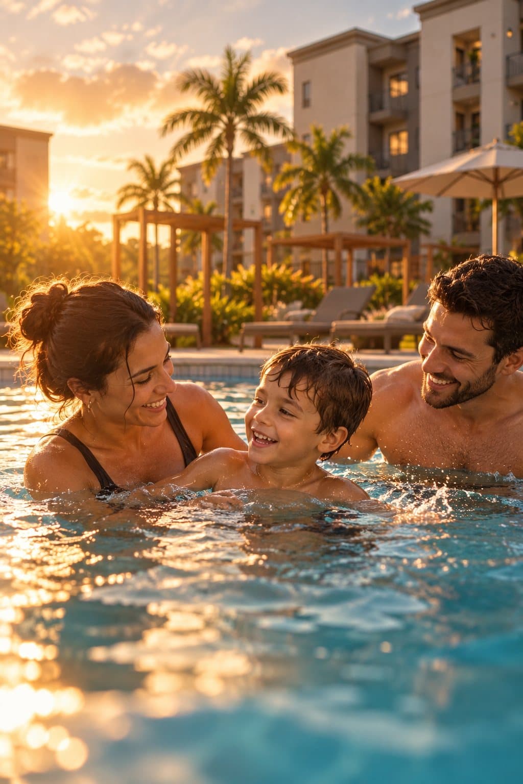 Piscina — imagem da campanha do Sardegna